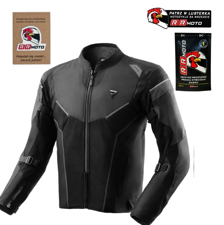 Kurtka tekstylna REBELHORN HIFLOW V BLACK czarny