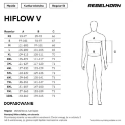 Kurtka tekstylna REBELHORN HIFLOW V BLACK czarny