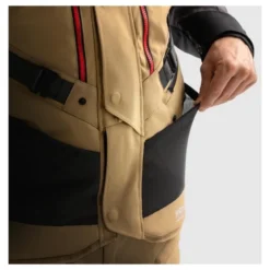 Kurtka tekstylna REBELHORN HARDY 3.0 DESERT/GREY/RED brązowy szary czerwony