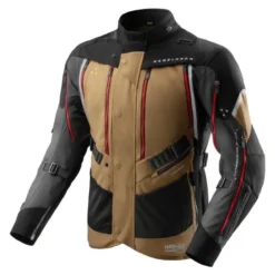 Kurtka tekstylna REBELHORN HARDY 3.0 DESERT/GREY/RED brązowy szary czerwony