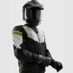 Kurtka tekstylna REBELHORN HIFLOW V BLACK/GREY/FLUO YELLOW czarny szary żółty fluo