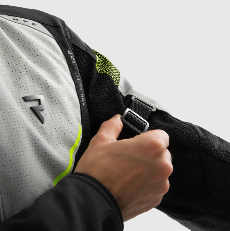 Kurtka tekstylna REBELHORN HIFLOW V BLACK/GREY/FLUO YELLOW czarny szary żółty fluo