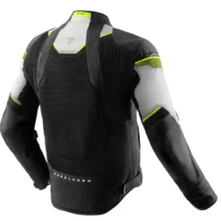 Kurtka tekstylna REBELHORN HIFLOW V BLACK/GREY/FLUO YELLOW czarny szary żółty fluo