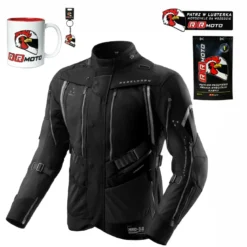 Kurtka tekstylna REBELHORN HARDY 3.0 BLACK czarny