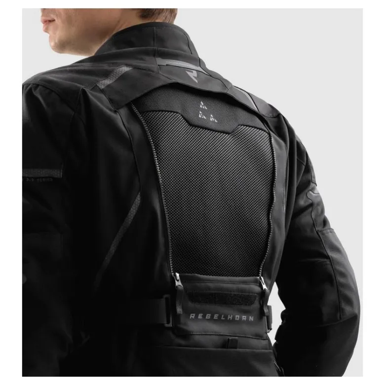 Kurtka tekstylna REBELHORN HARDY 3.0 BLACK czarny