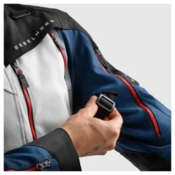 Kurtka tekstylna REBELHORN HARDY 3.0 BLUE/GREY/RED niebieski szary czerwony
