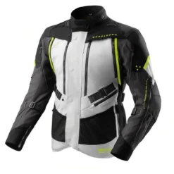 Kurtka tekstylna REBELHORN HARDY 3.0 BLACK/GREY/FLUO YELLOW czarny szary żółty fluo