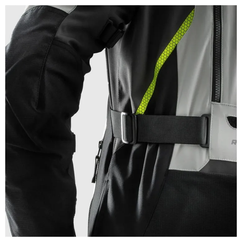 Kurtka tekstylna REBELHORN HARDY 3.0 BLACK/GREY/FLUO YELLOW czarny szary żółty fluo