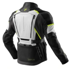 Kurtka tekstylna REBELHORN HARDY 3.0 BLACK/GREY/FLUO YELLOW czarny szary żółty fluo