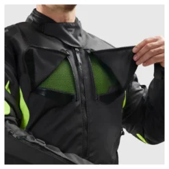 Kurtka tekstylna REBELHORN HIKER IV BLACK/ANTHRACITE/FLUO YELLOW czarny grafitowy żółty fluo