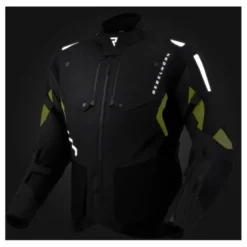Kurtka tekstylna REBELHORN HIKER IV BLACK/ANTHRACITE/FLUO YELLOW czarny grafitowy żółty fluo