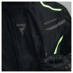 Kurtka tekstylna REBELHORN HIKER III BLACK/GREY/FLO YELLOW czarny szary żółty fluo