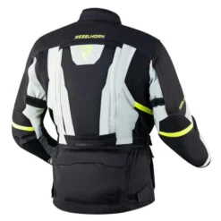 Kurtka tekstylna REBELHORN HARDY II GREY/BLACK/FLO YELLOW czarny szary żółty fluo