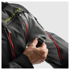 Kurtka tekstylna REBELHORN HARDY 3.0 ANTHRACITE/GREY/YELLOW grafitowy szary żółty