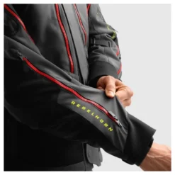 Kurtka tekstylna REBELHORN HARDY 3.0 ANTHRACITE/GREY/YELLOW grafitowy szary żółty