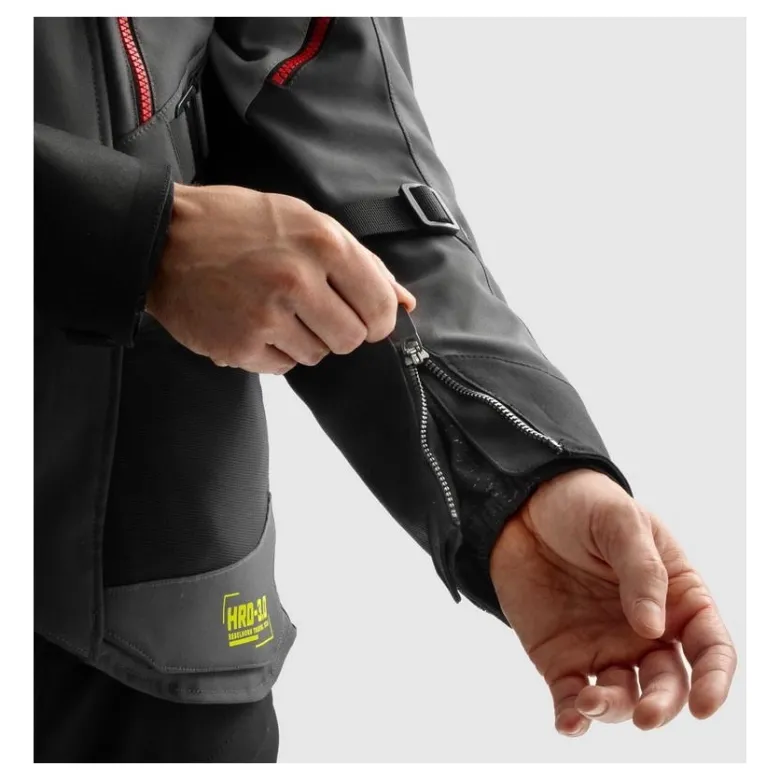 Kurtka tekstylna REBELHORN HARDY 3.0 ANTHRACITE/GREY/YELLOW grafitowy szary żółty