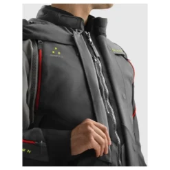 Kurtka tekstylna REBELHORN HARDY 3.0 ANTHRACITE/GREY/YELLOW grafitowy szary żółty