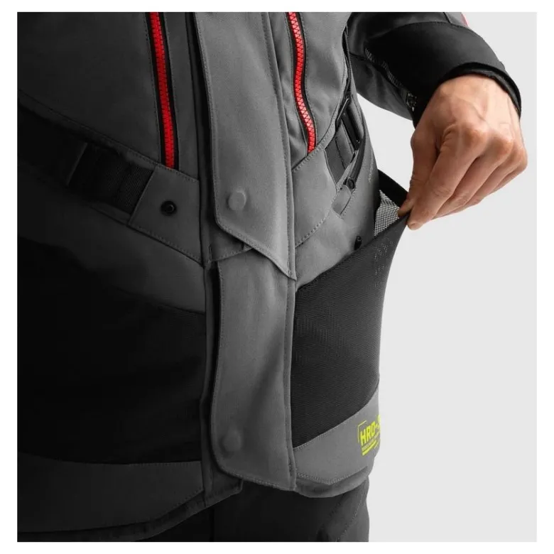 Kurtka tekstylna REBELHORN HARDY 3.0 ANTHRACITE/GREY/YELLOW grafitowy szary żółty
