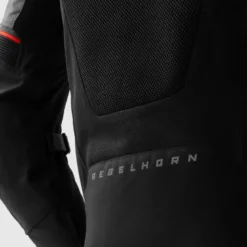 Kurtka tekstylna REBELHORN HIFLOW V BLACK/GREY/RED czarny szary czerwony