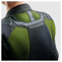 Kurtka tekstylna REBELHORN JAX BLACK/FLUO YELLOW czarny żółty fluo