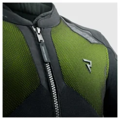 Kurtka tekstylna REBELHORN JAX BLACK/FLUO YELLOW czarny żółty fluo