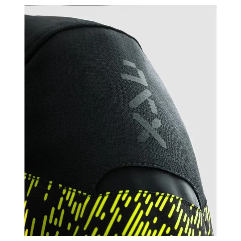Kurtka tekstylna REBELHORN JAX BLACK/FLUO YELLOW czarny żółty fluo