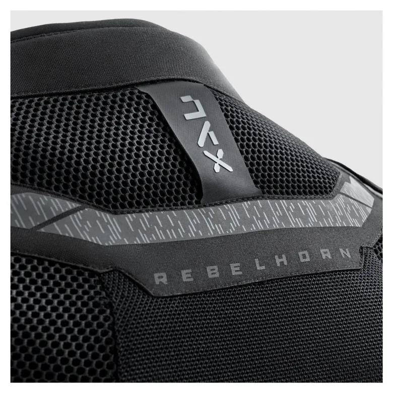 Kurtka tekstylna REBELHORN JAX BLACK czarny