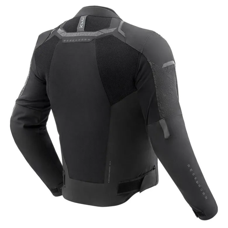 Kurtka tekstylna REBELHORN JAX BLACK czarny