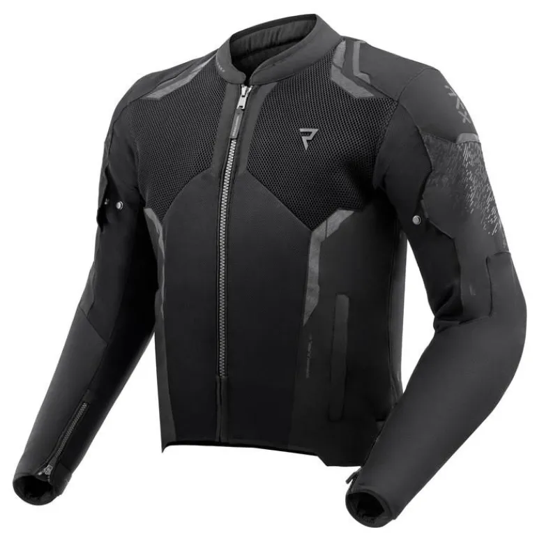 Kurtka tekstylna REBELHORN JAX BLACK czarny