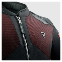 Kurtka tekstylna REBELHORN JAX BLACK/RED czarny czerwony