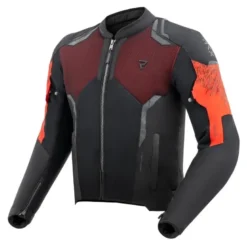 Kurtka tekstylna REBELHORN JAX BLACK/RED czarny czerwony