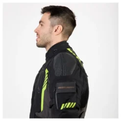 Kurtka tekstylna REBELHORN PATROL BLACK/FLO YELLOW czarny żółty fluo
