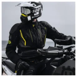 Kurtka tekstylna REBELHORN PATROL BLACK/FLO YELLOW czarny żółty fluo