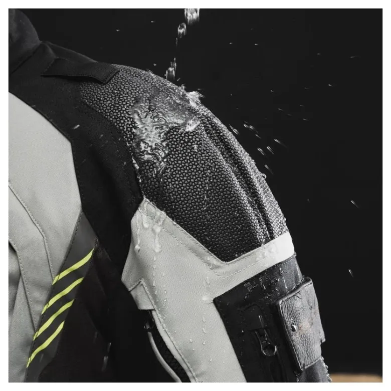 Kurtka tekstylna REBELHORN PATROL GREY/BLACK/FLO YELLOW szary czarny żółty fluo