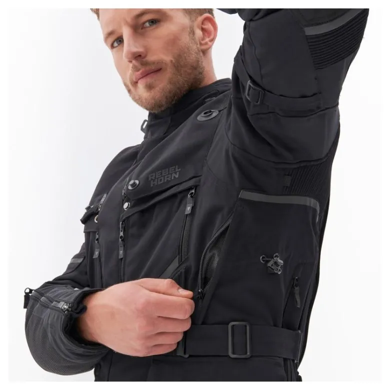 Kurtka tekstylna REBELHORN RANGE BLACK czarny