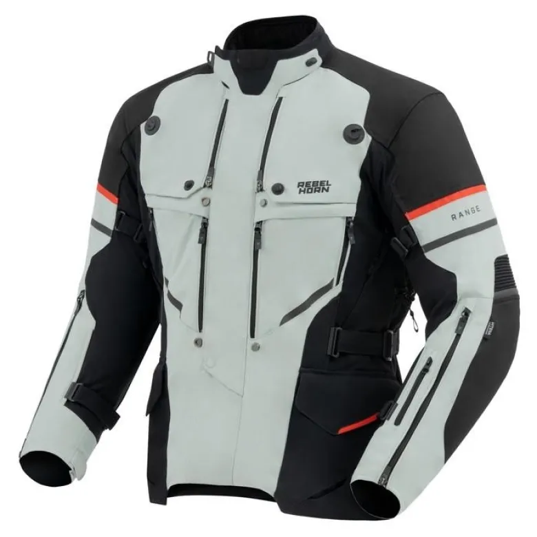 Kurtka tekstylna REBELHORN RANGE GREY/BLACK/RED szary czarny czerwony