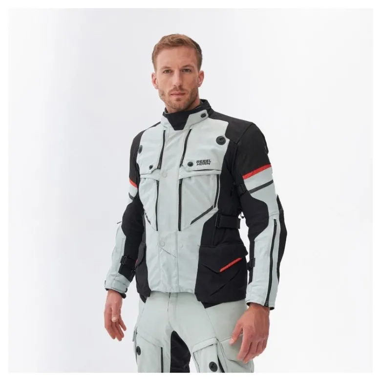 Kurtka tekstylna REBELHORN RANGE GREY/BLACK/RED szary czarny czerwony