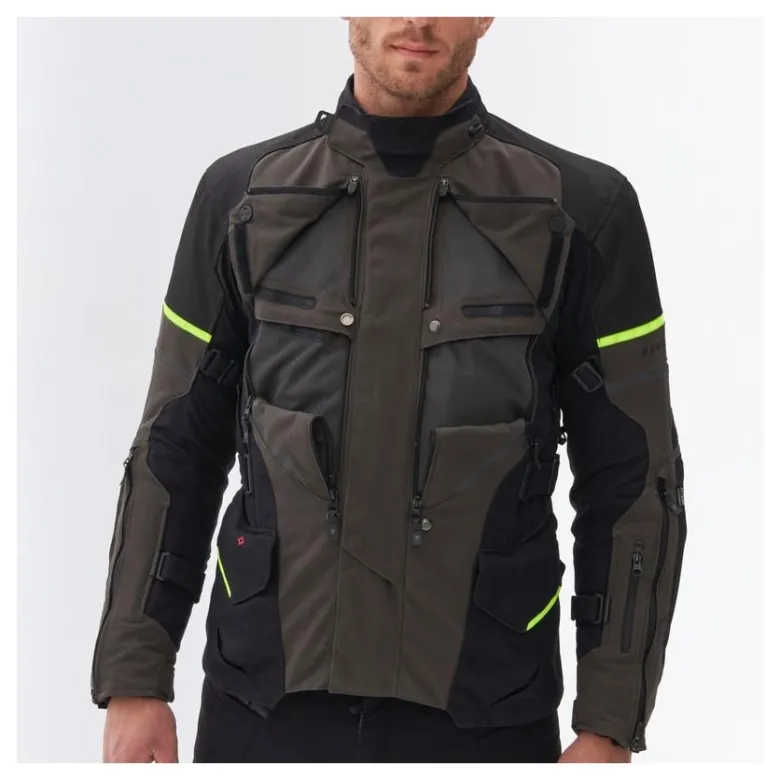 Kurtka tekstylna REBELHORN RANGE ANTHRACITE/BLACK/FLUO YELLOW grafitowy czarny żółty fluo