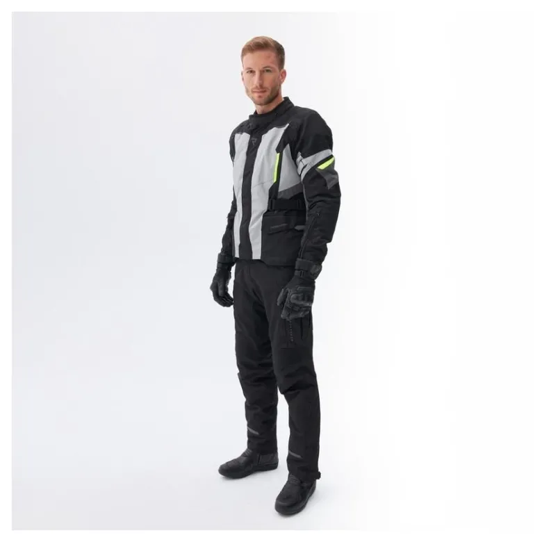 Kurtka tekstylna REBELHORN SCOUT BLACK/GREY/FLUO YELLOW czarny szary żółty fluo