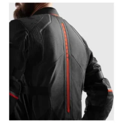 Kurtka tekstylna REBELHORN SCANDAL 3 DARK GREY/BLACK/RED szary czarny czerwony
