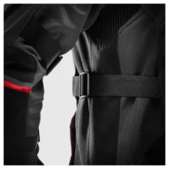 Kurtka tekstylna REBELHORN SCANDAL 3 DARK GREY/BLACK/RED szary czarny czerwony