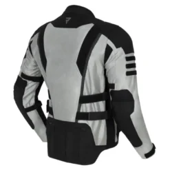 Kurtka tekstylna REBELHORN SCANDAL II SILVER/BLACK srebrny czarny