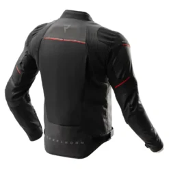 Kurtka tekstylna REBELHORN SWIFT BLACK/DARK GREY/RED czarny szary czerwony