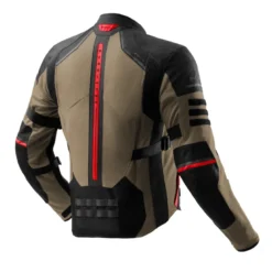 Kurtka tekstylna REBELHORN SCANDAL 3 DESERT/BLACK/RED brązowy czarny czerwony