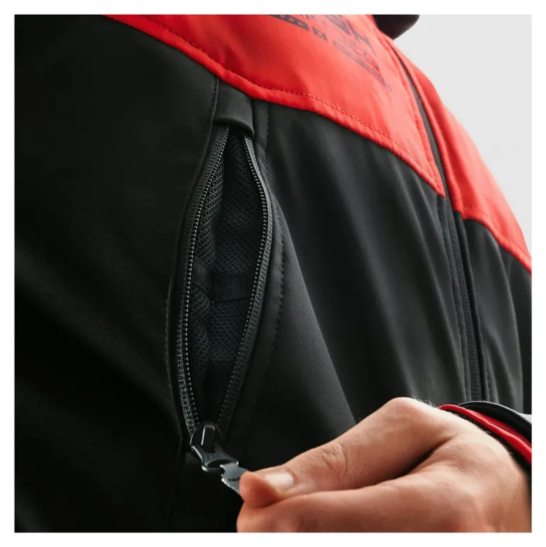 Kurtka tekstylna REBELHORN SLASH SPIDER BLACK/RED czarny czerwony