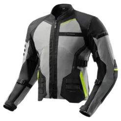 Kurtka tekstylna REBELHORN SCANDAL 3 BLACK/GREY/FLUO YELLOW czarny szary żółty fluo