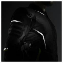 Kurtka tekstylna REBELHORN SCANDAL 3 BLACK/GREY/FLUO YELLOW czarny szary żółty fluo