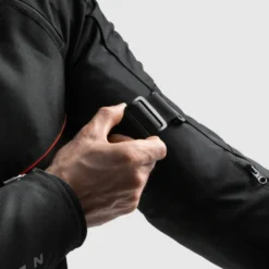 Kurtka tekstylna REBELHORN VANDAL 2 BLACK/RED czarny czerwony
