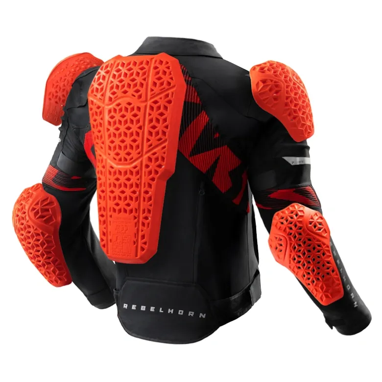 Kurtka tekstylna REBELHORN VANDAL 2 BLACK/RED czarny czerwony