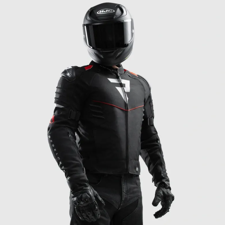 Kurtka tekstylna REBELHORN VANDAL 2 BLACK/RED czarny czerwony